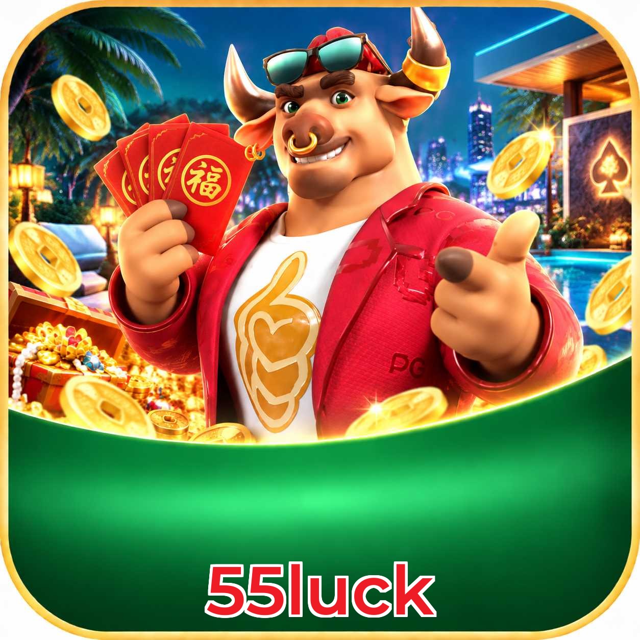 55luck atualizar e desinstalar app